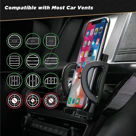 Scosche stuckup window/dash + vent 4 in 1 universal mounting kit for mobile devices _black